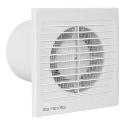 Estevez Extractor de Aire de 6" con Rejilla Frontal, Para Baño, Cocina, o Pared