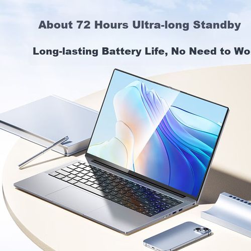 Laptop Dere R16Pro 15.6" 32GB RAM 2TB SSD Intel Celeron Plateada