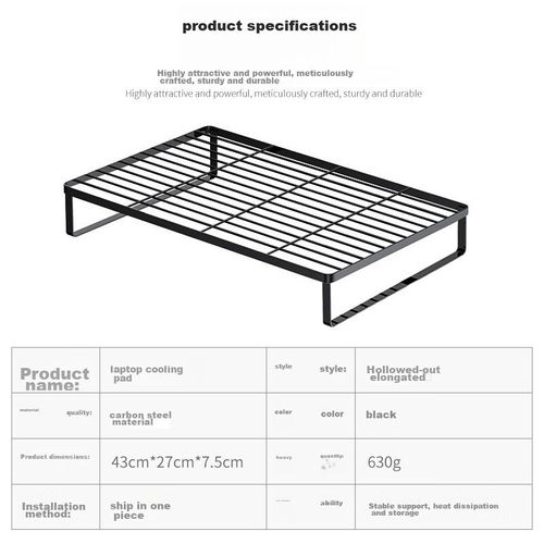 Soporte de Enfriamiento MRYC para Laptop 18" Negro
