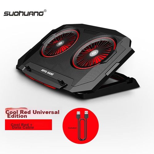 Base de Enfriamiento SUOHUANG SH(SSRO)020S1 para Laptop 15.6"-17.3" Azul/Rojo
