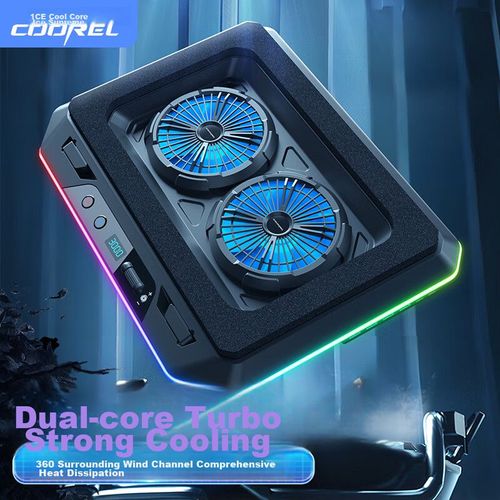 Soporte de Enfriamiento ICE COOREL A5 15-21" Ventilador RGB