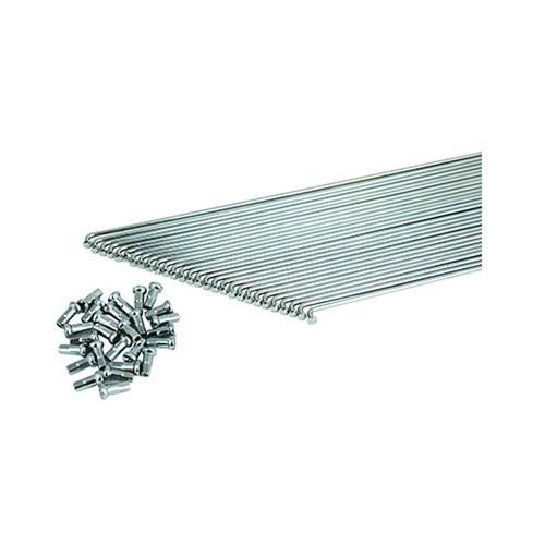 Rayos 12g x 245mm twisted c/niple ucp r24 aerodinamico