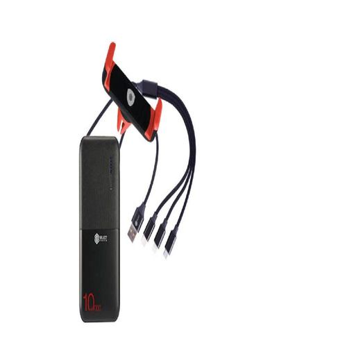 Power Bank 10000 mAh + Cable cargador 3 en 1 + Soporte Universal para Auto HO-SP