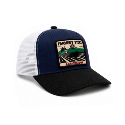 Knite Gorra Trucker Farmer Story Agricultura Negra Estilo Ranchero
