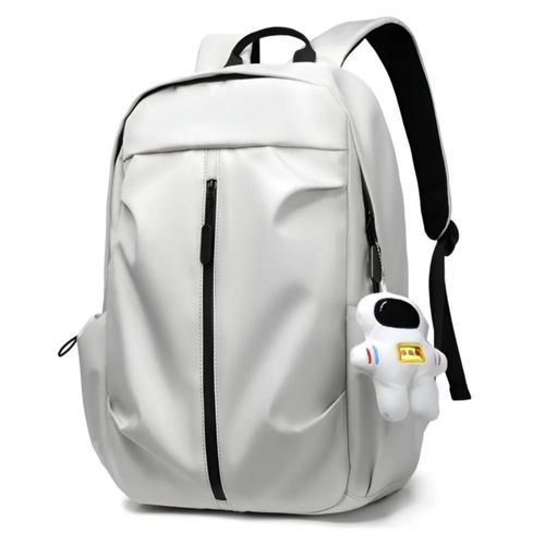 Mochilas De Moda Impermeable Antirrobo Color Blanco