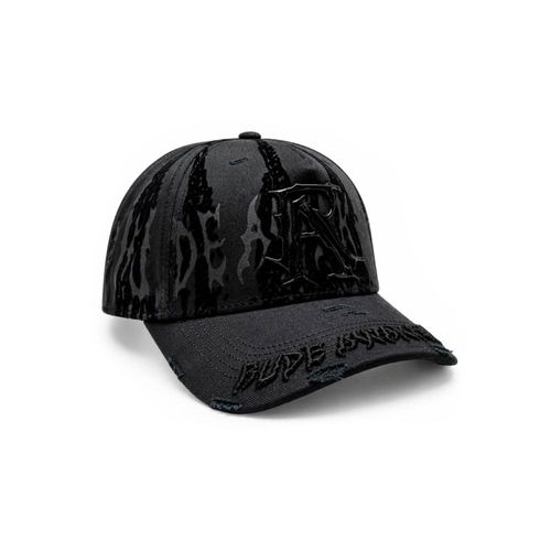 Knite Gorra Rude Awakenings Crimson Core Negra Distressed Streetwear Urbana