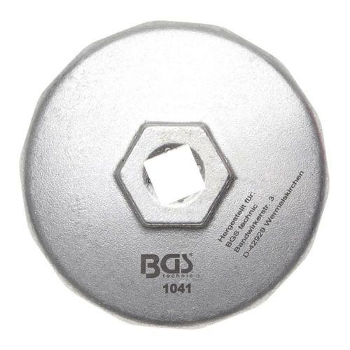 LLAVE FILTROS DE ACEITE 1/2 | 14 CARAS | Ø 74 MM | BGS 1041