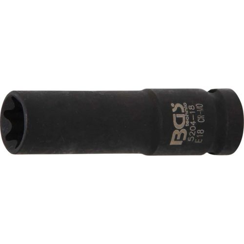 DADO DE IMPACTO E-TORX LARGO 1/2" | E18 | BGS 5204-18
