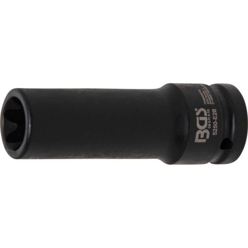 DADO DE IMPACTO E-TORX 3/4" | E26 X 110 MM | BGS 5250-E26