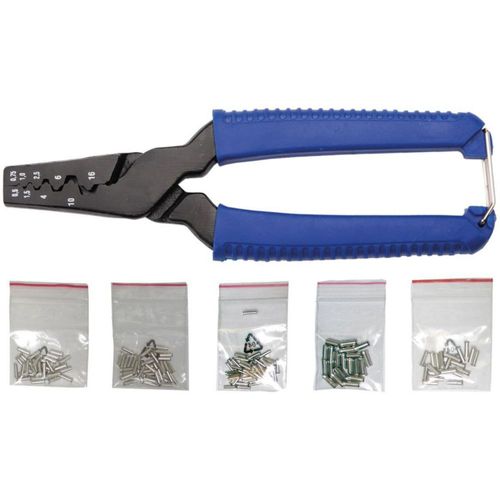 PINZA DE TERMINALES CON 150 TERMINALES | 175 MM | BGS 1430