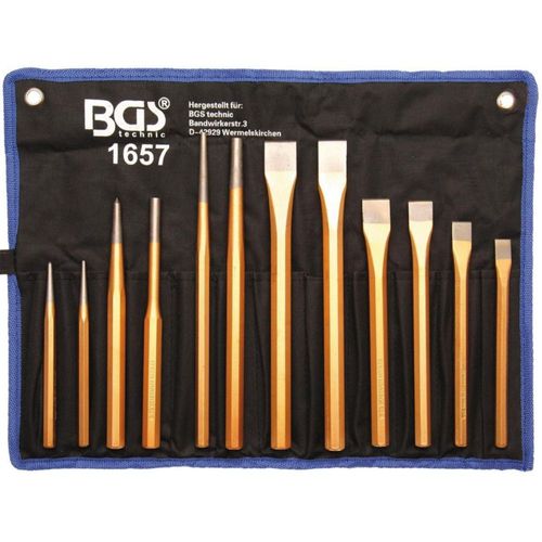 JUEGO CINCELES Y BOTADORES | 12 PZ | BGS 1657