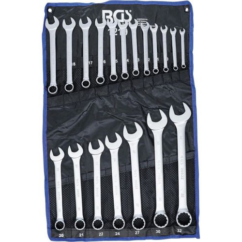 JUEGO LLAVES COMBINADAS | 8 - 32 MM | 19 PZ | BGS 1219