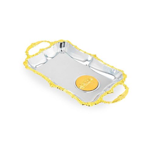 Arras Eternidad De Laton Dorada #16 Incluye Cofre Charola Y Estuche