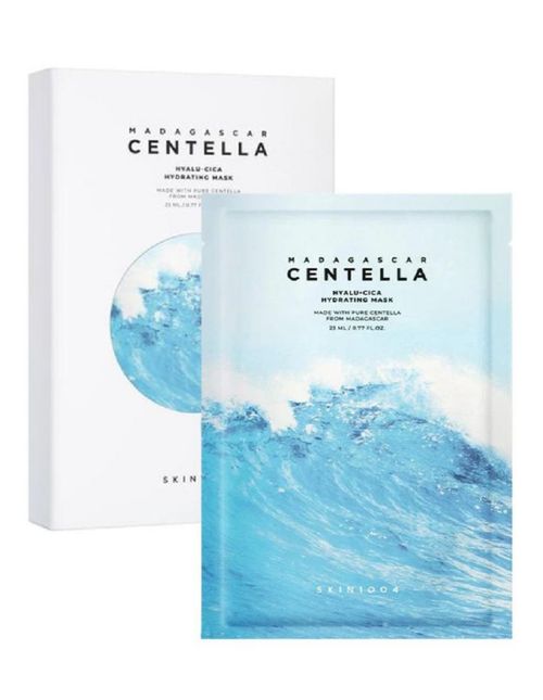 SKIN1004 MADAGASCAR CENTELLA MASCARILLA HIDRATANTE HYALU-CICA 23 ML X 5 PIEZAS Coreano