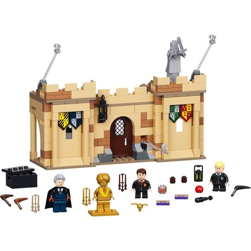 Kit de construcción LEGO Harry Potter para la primera lección de vuelo de Hogwarts 76395 (264 piezas)
