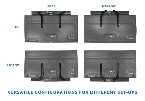 Soporte Para Tv Con Barra De Sonido Mount-It! Televisores Universales De 32 A 70 Pulgadas, Tapa De 15 Kg