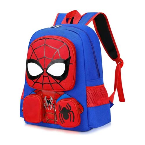 Mochila de Preescolar de Dibujo Animado Color Rojo y Azul