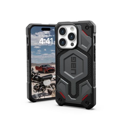 Funda para teléfono URBAN ARMOR GEAR Monarch Pro Kevlar para iPhone 15 Pro de 61"