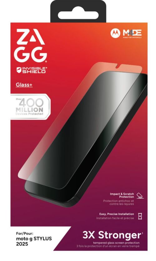 Protector de pantalla ZAGG para Moto g STYLUS 2025 Glass+