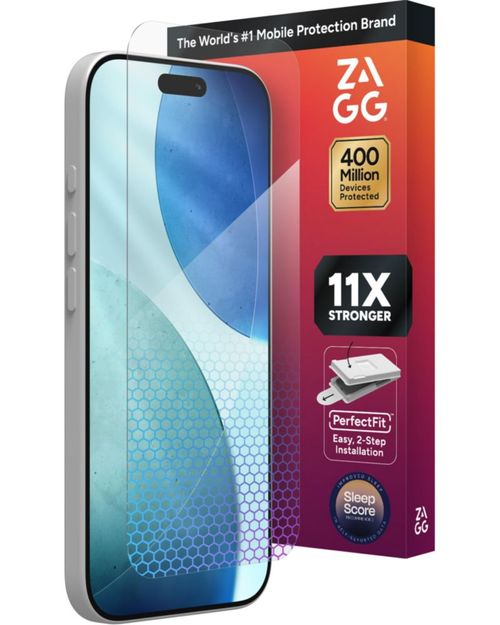 Protector de pantalla ZAGG XTR5 para iPhone 17 de vidrio con filtro de luz azul