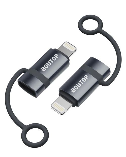 Adaptador BOUTOP USB-C a Lightning de 36 W paquete de 2 MFi