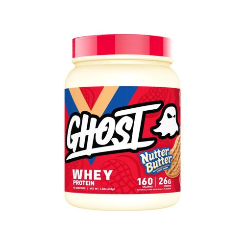 Proteína de suero GHOST Nutter Butter 1 lb 26 g de proteína
