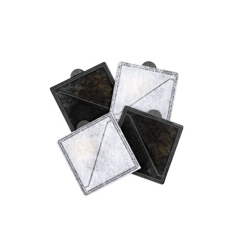 Filtros para fuente para mascotas PetSafe Ion-X paquete de 4 con doble filtración