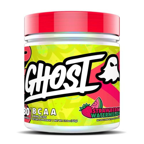 BCAA en polvo GHOST sabor fresa y sandía 345 g sin azúcar