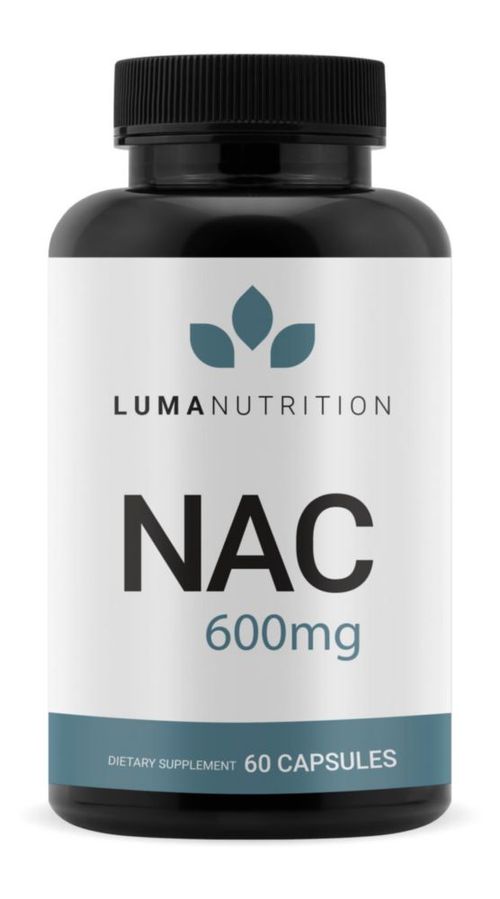 Suplemento de NAC Luma Nutrition 600 mg para apoyo antioxidante