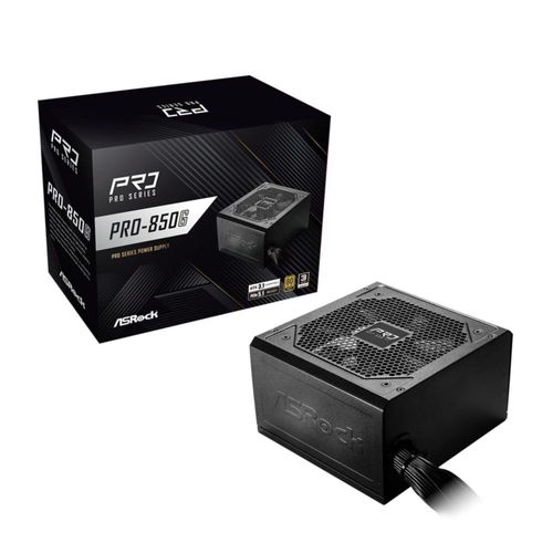 Fuente de alimentación ASRock PRO 850G 850W 80 Plus Gold ATX 3.1