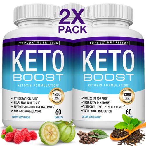 Píldoras Keto Boost Toplux 1300 mg apoyo a la cetosis paquete de 2