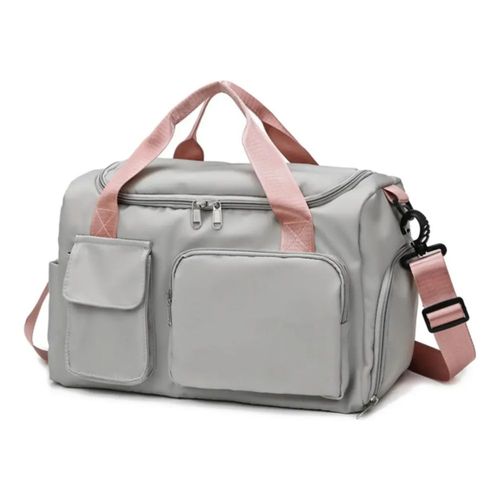 2pcs Maleta Bolso Deportiva Color Gris