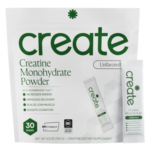 Create Creatine Monohidratada en Polvo 30 Sobres de Viaje