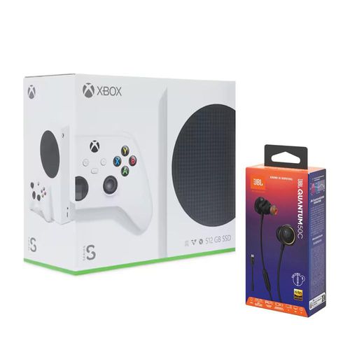 Consola Xbox Series S 512GB más audifonos JBL Gaming Quantum 50c