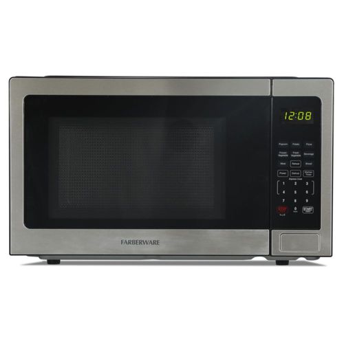 Horno microondas Farberware 1.1 pies cúbicos 1000 W acero inoxidable