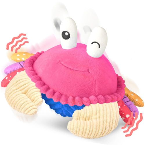 Peluche musical rosa de cangrejo gateador SAIMAND para bebé