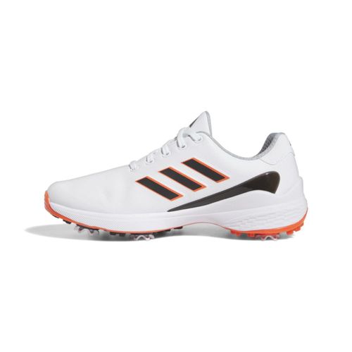 Zapatos de golf adidas ZG23 blanco negro y rojo talla 9