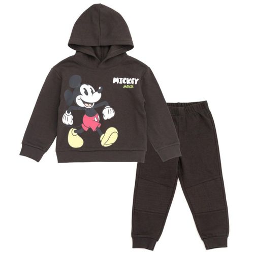 Conjunto de sudadera con capucha y pantalón jogger de Mickey Mouse de Disney para niño pequeño talla 3T