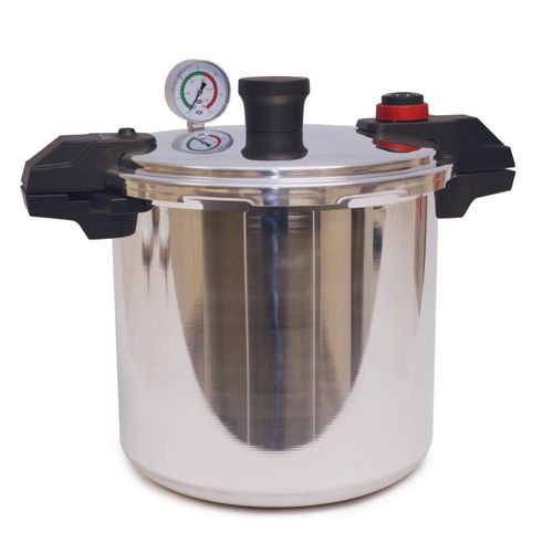Olla a presión T-Fal - Envasadora a presión de aluminio (22 L) color plateado