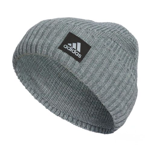 Gorro adidas Pine Knot para hombre en color gris jaspeado y negro