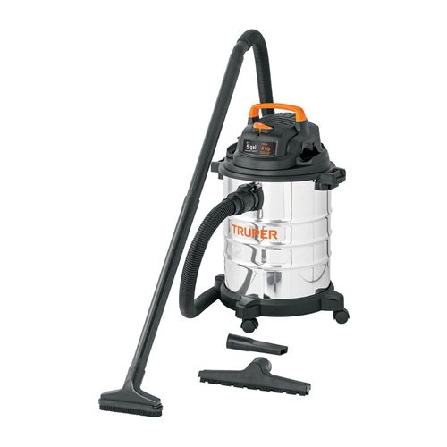 Aspiradora truper asp-5x 5 gal acero inox sólidos líquidos