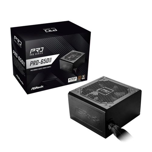 Fuente de alimentación ASRock PRO-650B 650W 80 Plus Bronze