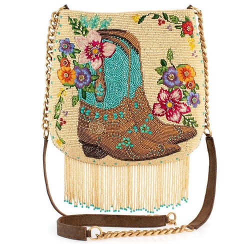 Bolso de mano Mary Frances Line Dance con cuentas y bandolera