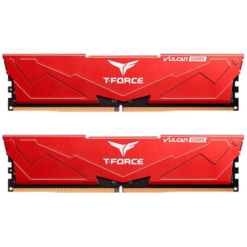 Memoria ram ddr5 16gb 5600mhz teamgroup vulcan 2x8gb rojo