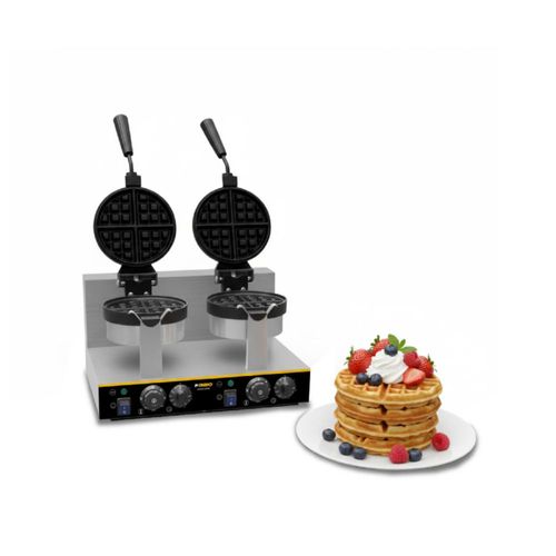 Waflera Belga Giratoria Doble 1,850 W WABE-2400 Rhino