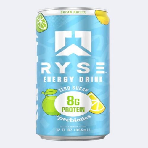 Ryse Energy + Protein Drink 12 Oz 12 pack Ocean Breeze