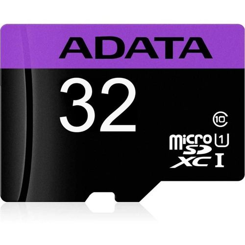 Memoria micro sd 32gb adata clase 10 video full hd ausdh32guicl10-ra1