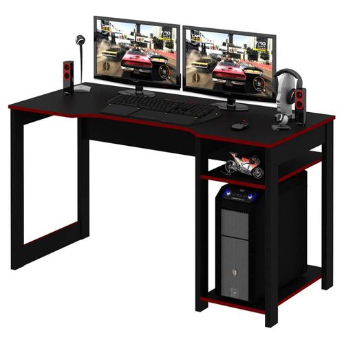 Mueble Escritorio/Mesa Gamer Negro/Rojo ME4152.0001