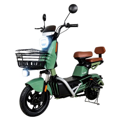 Bicicleta Electrica Moto Bici Scooter 3 Vel 55km/h 500w 12v Verde Bizmo
