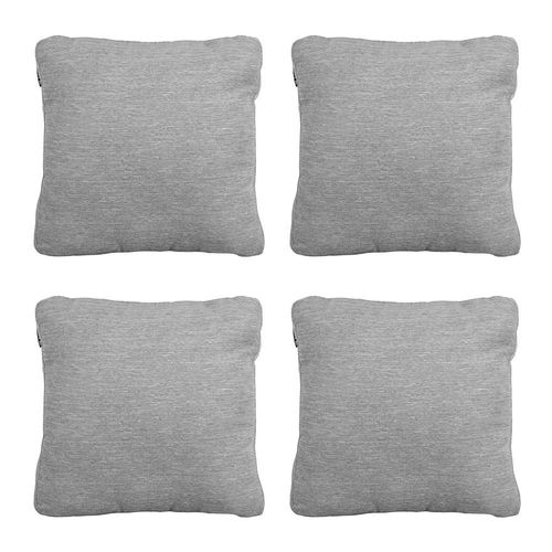 Cojin Decorativo Cuadro Grande Set de 4 Dicasa Zita Gris CDZ
